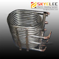 Titanium immersed coil type heat exchanger